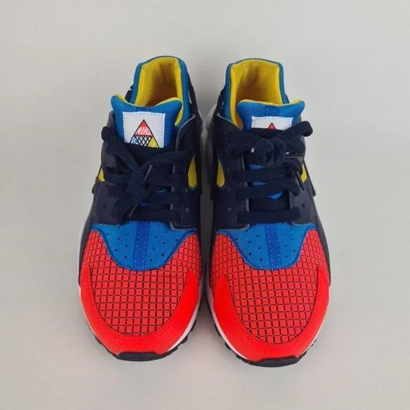 Nike Huarache Run Now Shoes Athletic Bright Crimson - Picture 4 of 12